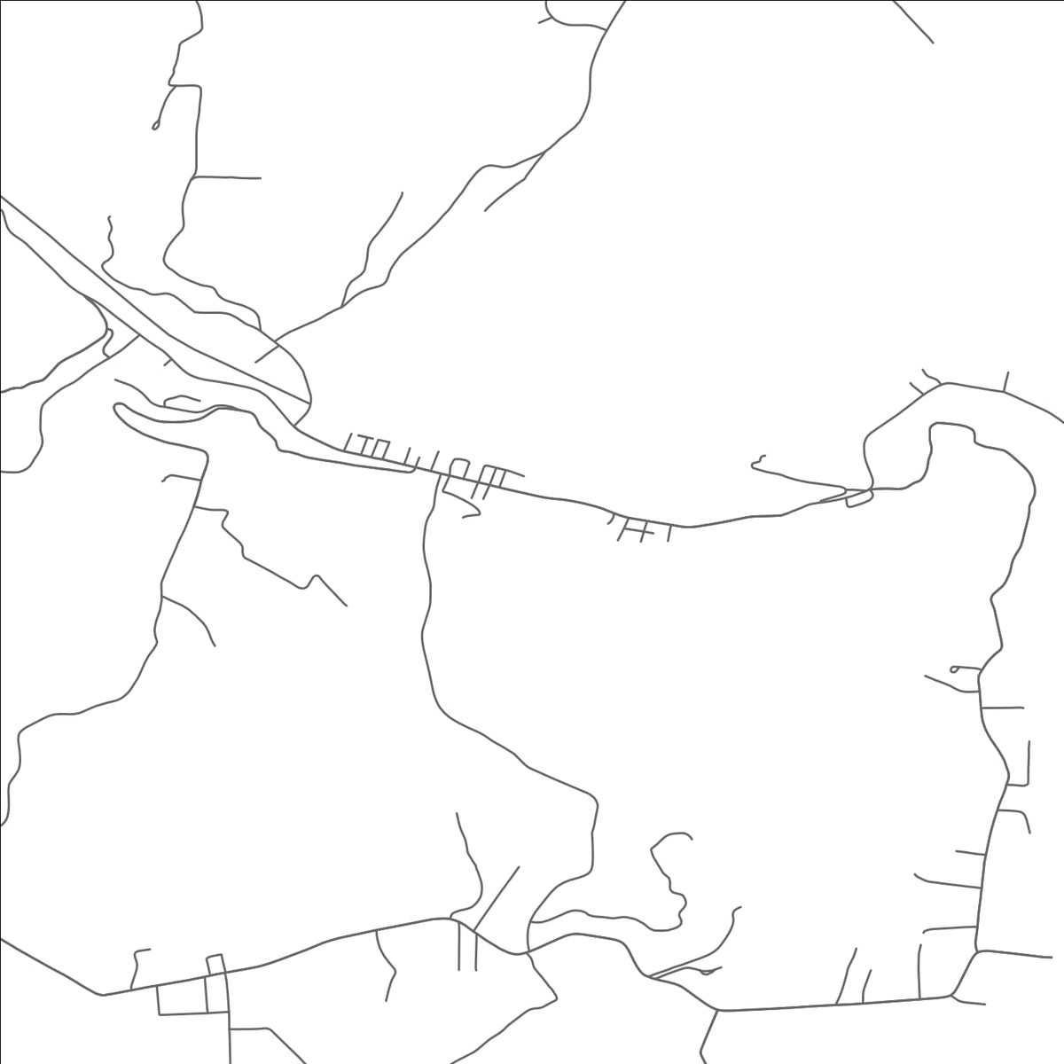 ROAD MAP OF COLLIERS, WEST VIRGINIA BY MAPBAKES
