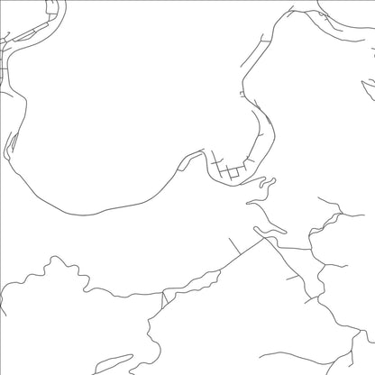 ROAD MAP OF CORINNE, WEST VIRGINIA BY MAPBAKES