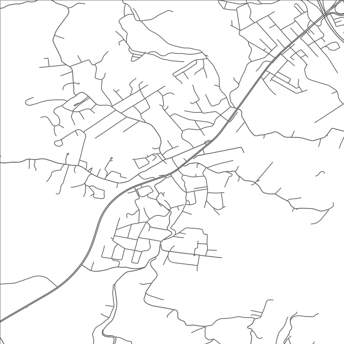 ROAD MAP OF CRAB ORCHARD, WEST VIRGINIA BY MAPBAKES