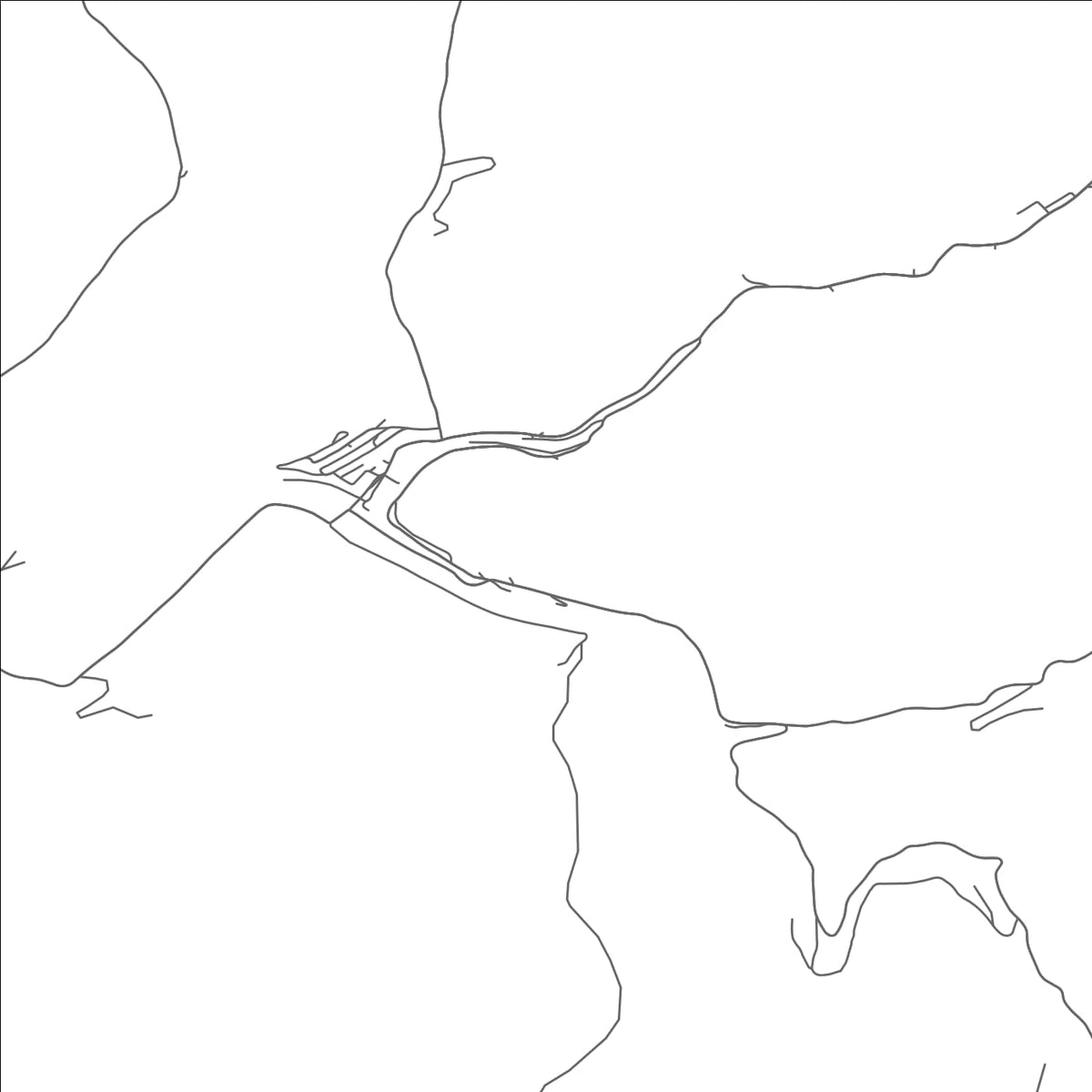 ROAD MAP OF DAVY, WEST VIRGINIA BY MAPBAKES