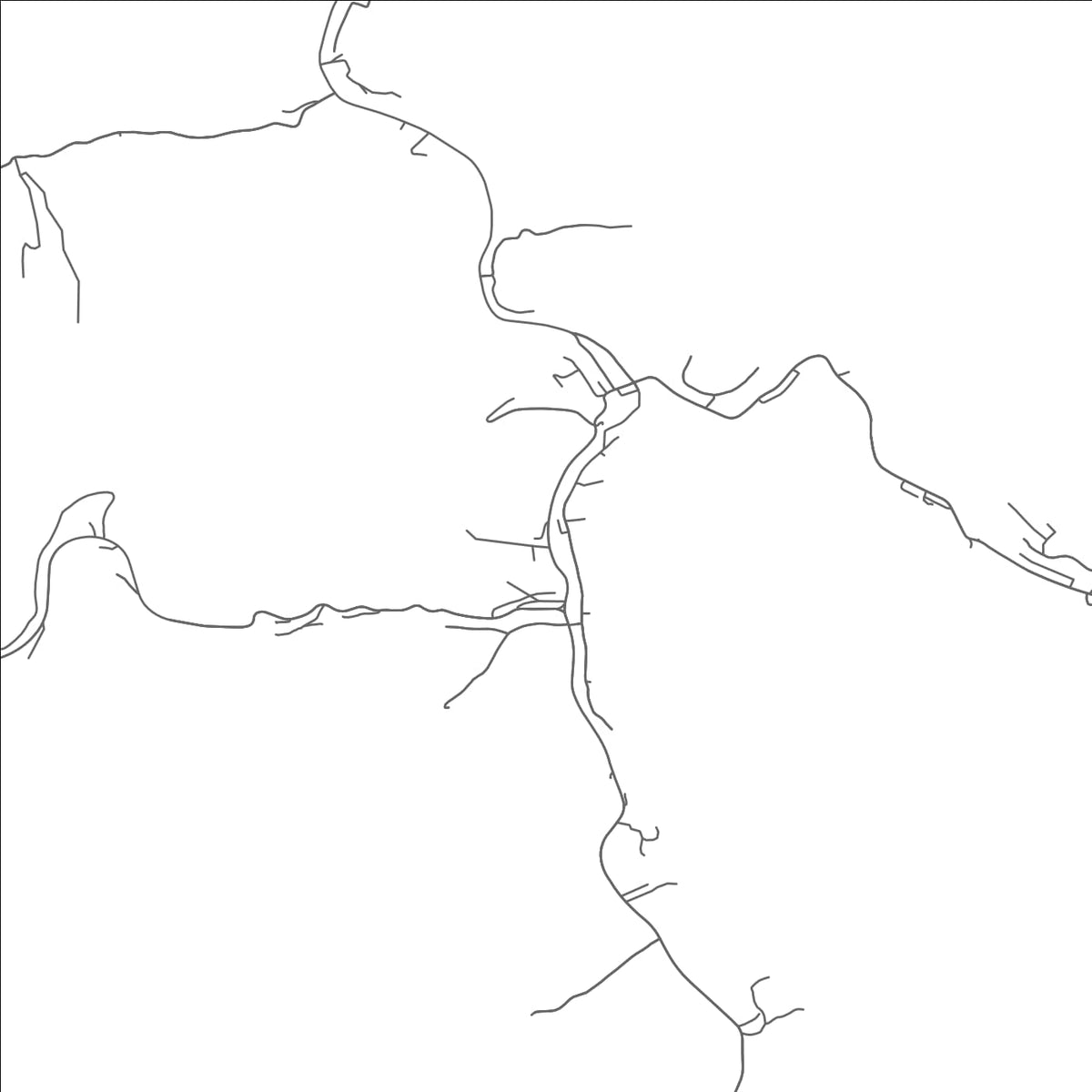 ROAD MAP OF DELBARTON, WEST VIRGINIA BY MAPBAKES
