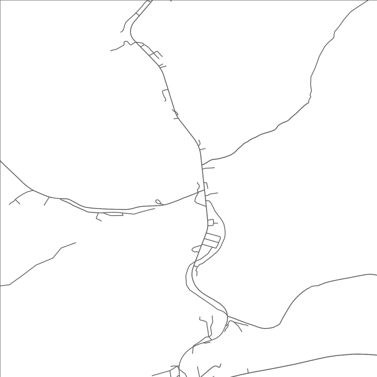 ROAD MAP OF DIXIE, WEST VIRGINIA BY MAPBAKES