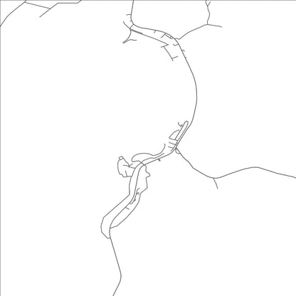 ROAD MAP OF ESKDALE, WEST VIRGINIA BY MAPBAKES