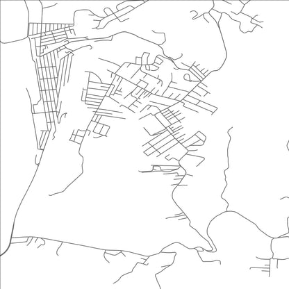 ROAD MAP OF HOOVERSON HEIGHTS, WEST VIRGINIA BY MAPBAKES