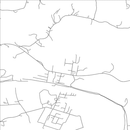 ROAD MAP OF KANAWHA, WEST VIRGINIA BY MAPBAKES