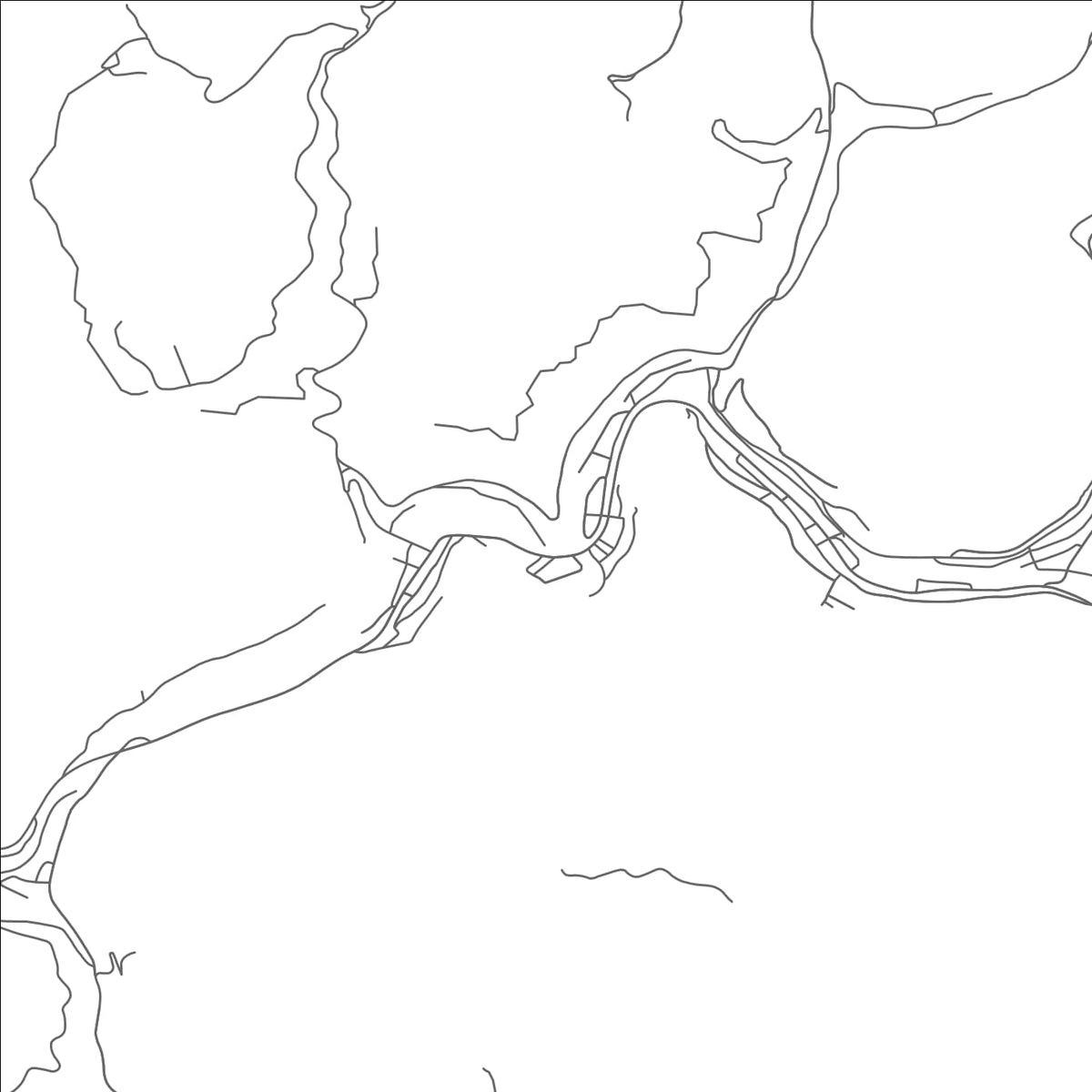 ROAD MAP OF KEYSTONE, WEST VIRGINIA BY MAPBAKES