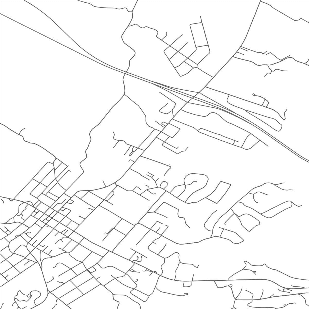 ROAD MAP OF LEWISBURG, WEST VIRGINIA BY MAPBAKES