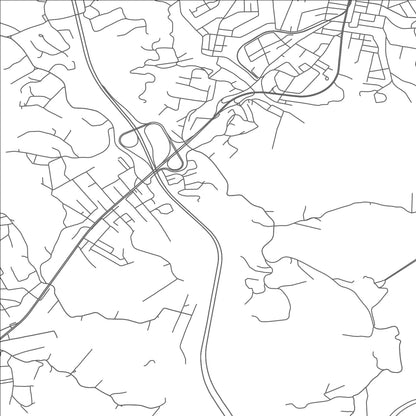 ROAD MAP OF MACARTHUR, WEST VIRGINIA BY MAPBAKES