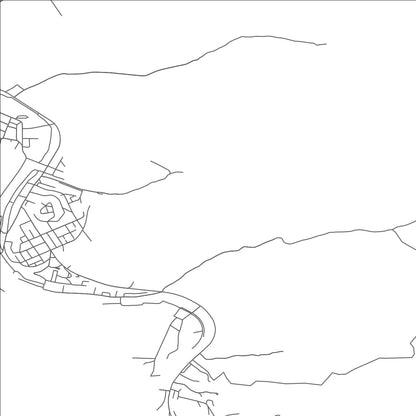 ROAD MAP OF MADISON, WEST VIRGINIA BY MAPBAKES