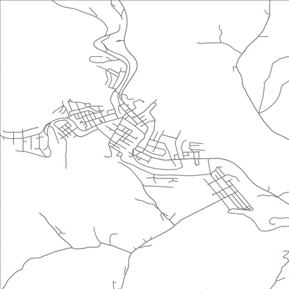 ROAD MAP OF MANNINGTON, WEST VIRGINIA BY MAPBAKES