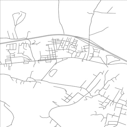 ROAD MAP OF MILTON, WEST VIRGINIA BY MAPBAKES