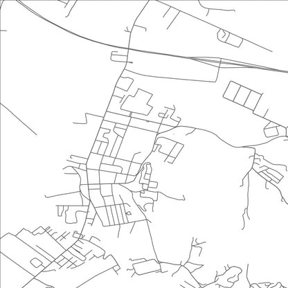ROAD MAP OF MOOREFIELD, WEST VIRGINIA BY MAPBAKES