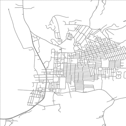 ROAD MAP OF MOUNDSVILLE, WEST VIRGINIA BY MAPBAKES