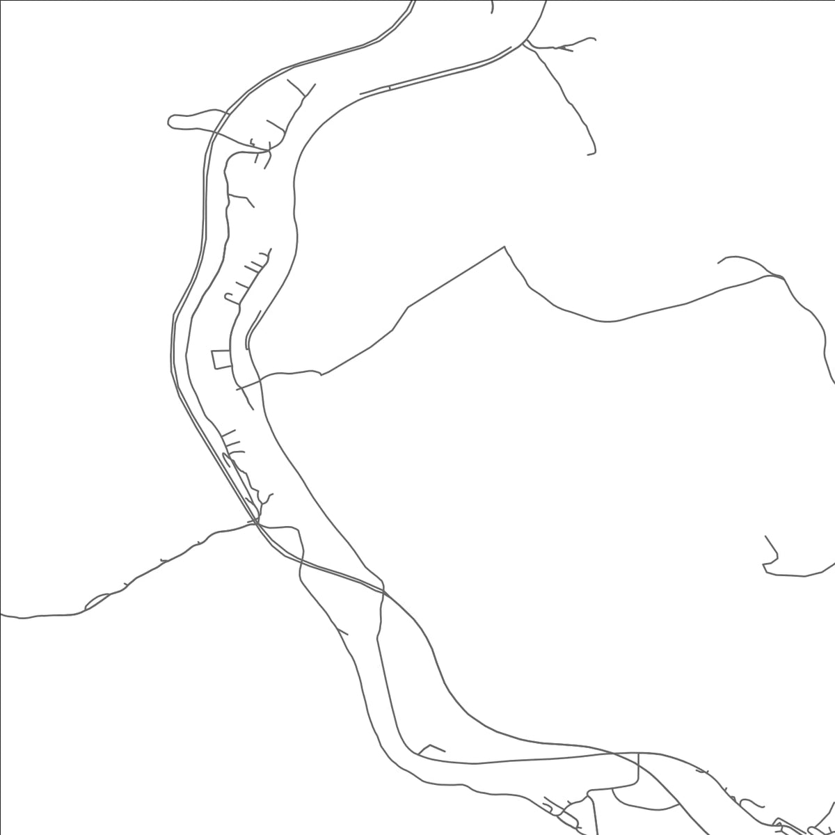 ROAD MAP OF NEIBERT, WEST VIRGINIA BY MAPBAKES