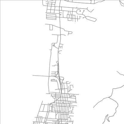 ROAD MAP OF NEW MARTINSVILLE, WEST VIRGINIA BY MAPBAKES