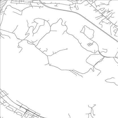 ROAD MAP OF NITRO, WEST VIRGINIA BY MAPBAKES