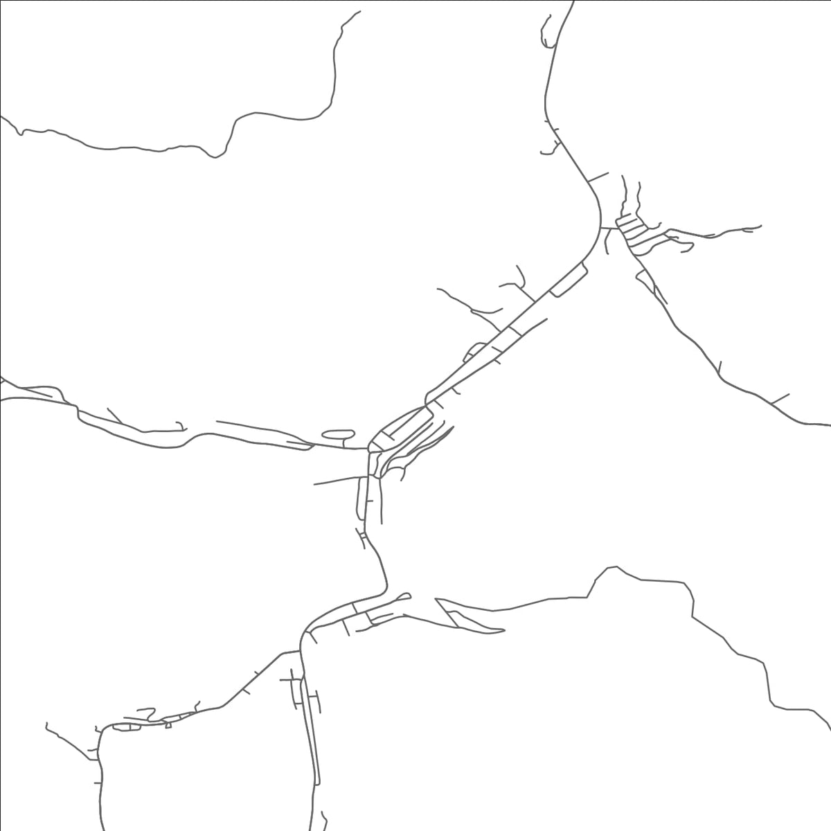 ROAD MAP OF OMAR, WEST VIRGINIA BY MAPBAKES
