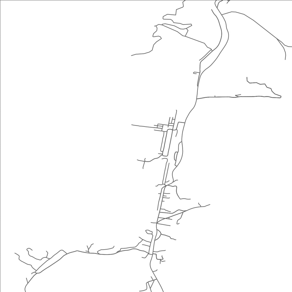 ROAD MAP OF PAGE, WEST VIRGINIA BY MAPBAKES