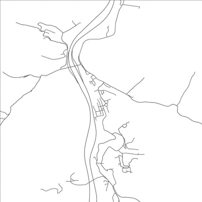 ROAD MAP OF PAX, WEST VIRGINIA BY MAPBAKES