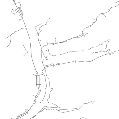ROAD MAP OF PEACH CREEK, WEST VIRGINIA BY MAPBAKES