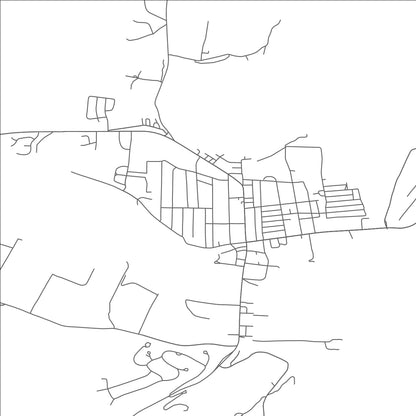 ROAD MAP OF PETERSBURG, WEST VIRGINIA BY MAPBAKES