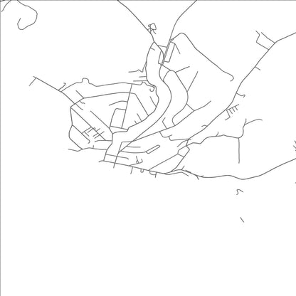 ROAD MAP OF PETERSTOWN, WEST VIRGINIA BY MAPBAKES