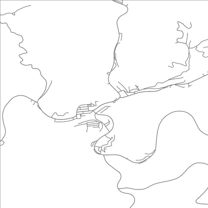 ROAD MAP OF PINEVILLE, WEST VIRGINIA BY MAPBAKES