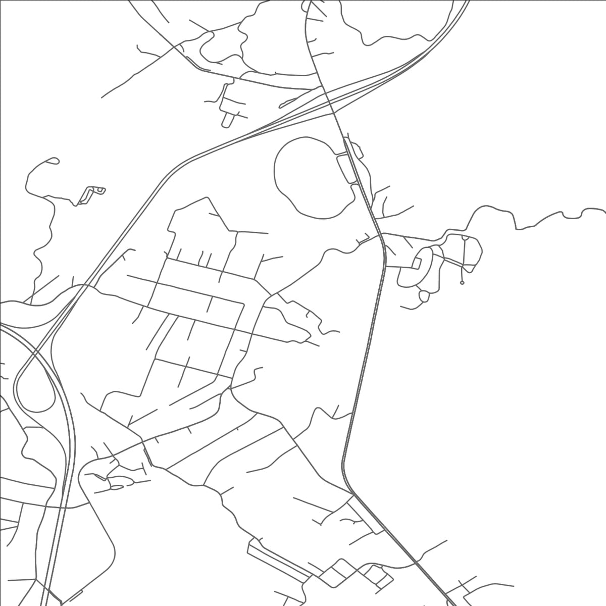 ROAD MAP OF PROSPERITY, WEST VIRGINIA BY MAPBAKES