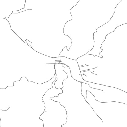 ROAD MAP OF READER, WEST VIRGINIA BY MAPBAKES