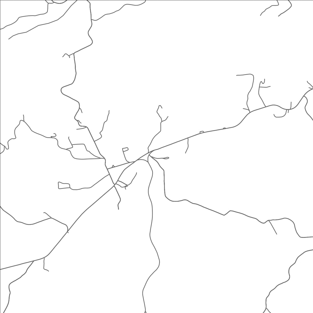 ROAD MAP OF ROCK CAVE, WEST VIRGINIA BY MAPBAKES