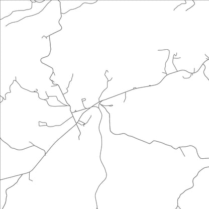 ROAD MAP OF ROCK CAVE, WEST VIRGINIA BY MAPBAKES