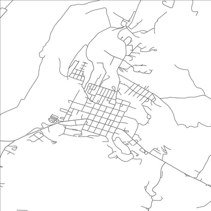 ROAD MAP OF ROMNEY, WEST VIRGINIA BY MAPBAKES