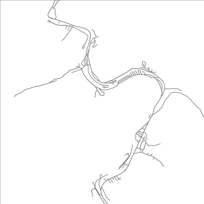 ROAD MAP OF ROSSMORE, WEST VIRGINIA BY MAPBAKES