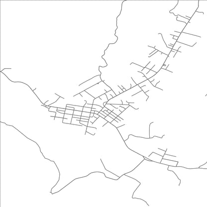 ROAD MAP OF RUPERT, WEST VIRGINIA BY MAPBAKES