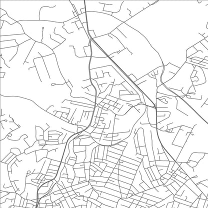 ROAD MAP OF SPRAGUE, WEST VIRGINIA BY MAPBAKES