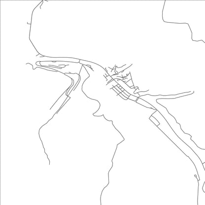 ROAD MAP OF SYLVESTER, WEST VIRGINIA BY MAPBAKES
