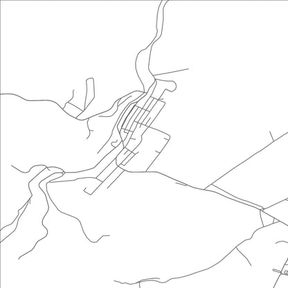 ROAD MAP OF THOMAS, WEST VIRGINIA BY MAPBAKES