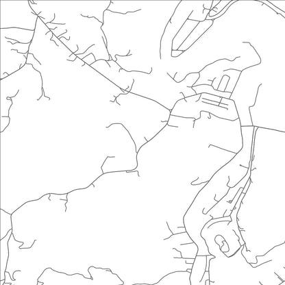 ROAD MAP OF TORNADO, WEST VIRGINIA BY MAPBAKES