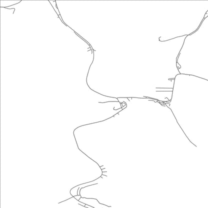 ROAD MAP OF VAN, WEST VIRGINIA BY MAPBAKES