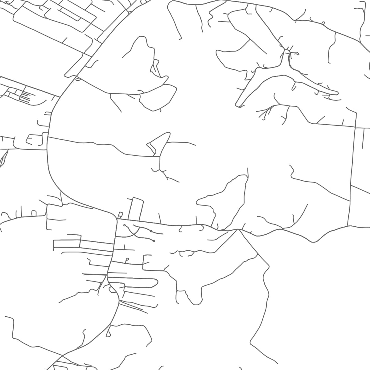 ROAD MAP OF WASHINGTON, WEST VIRGINIA BY MAPBAKES