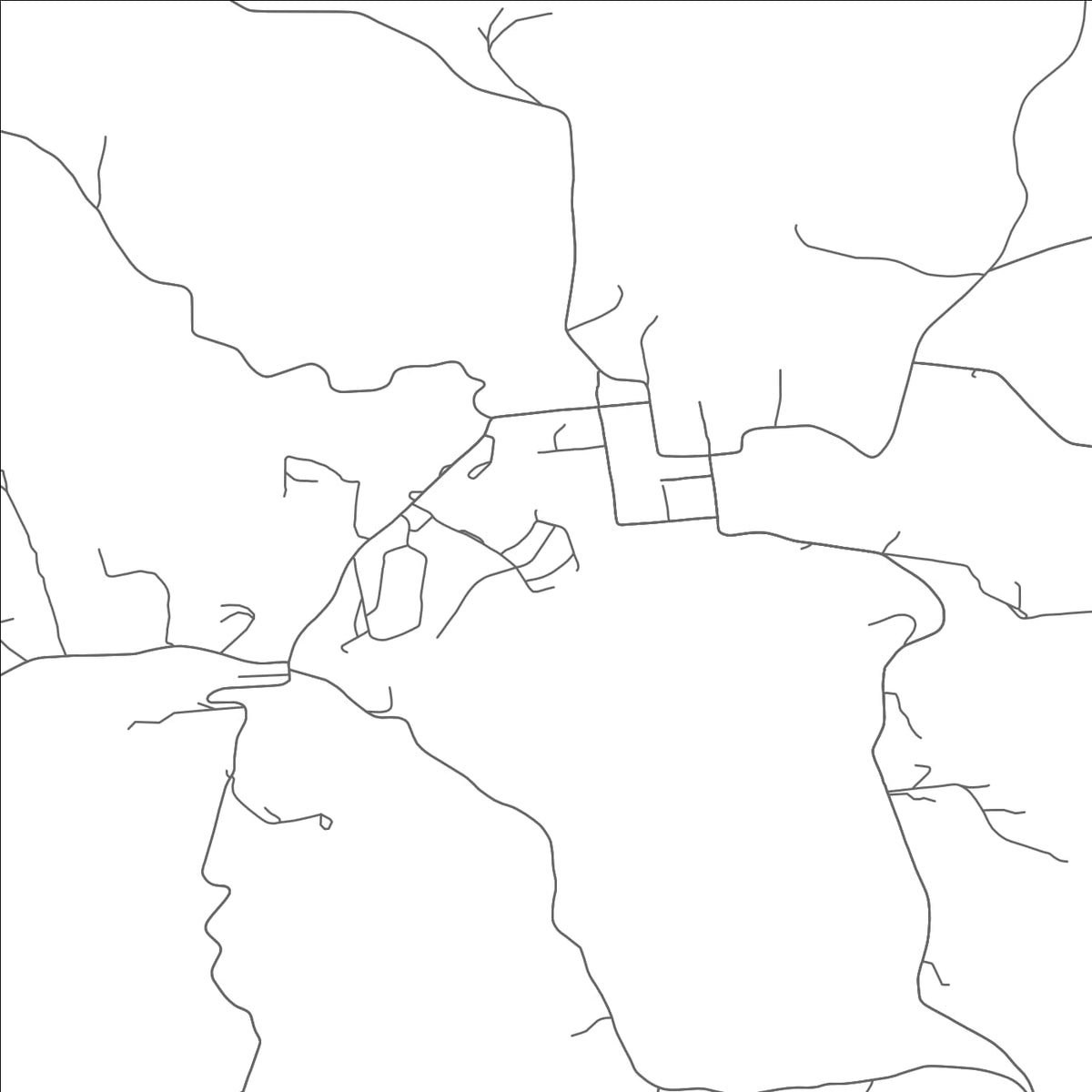ROAD MAP OF WEST LIBERTY, WEST VIRGINIA BY MAPBAKES