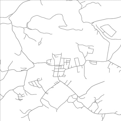 ROAD MAP OF WEST MILFORD, WEST VIRGINIA BY MAPBAKES