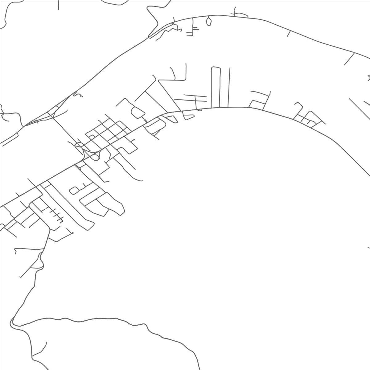 ROAD MAP OF WINFIELD, WEST VIRGINIA BY MAPBAKES