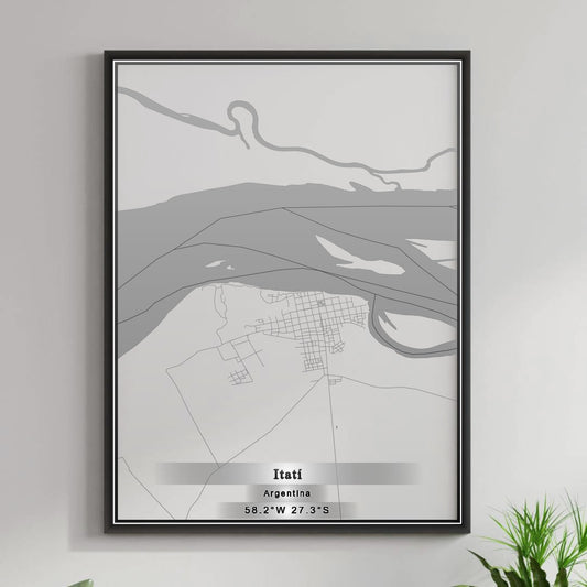 ROAD MAP OF ITATÃ, ARGENTINA BY MAPBAKES