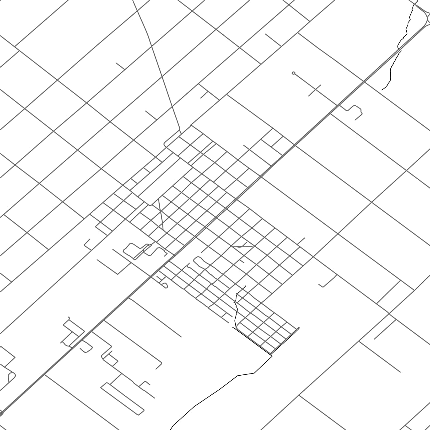 ROAD MAP OF ABASTO, ARGENTINA BY MAPBAKES