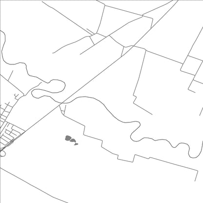 ROAD MAP OF ACHERAL, ARGENTINA BY MAPBAKES