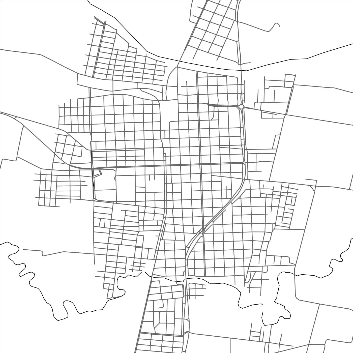 ROAD MAP OF AGUILARES, ARGENTINA BY MAPBAKES