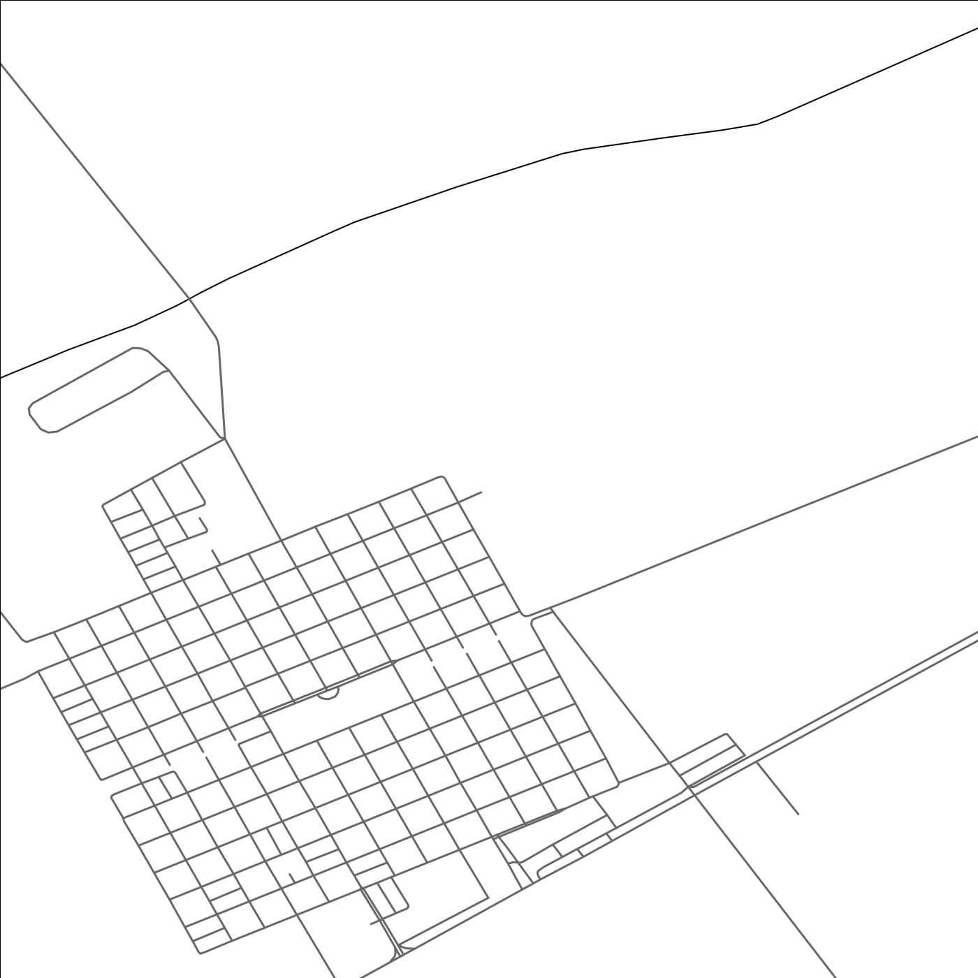 ROAD MAP OF ALCORTA, ARGENTINA BY MAPBAKES