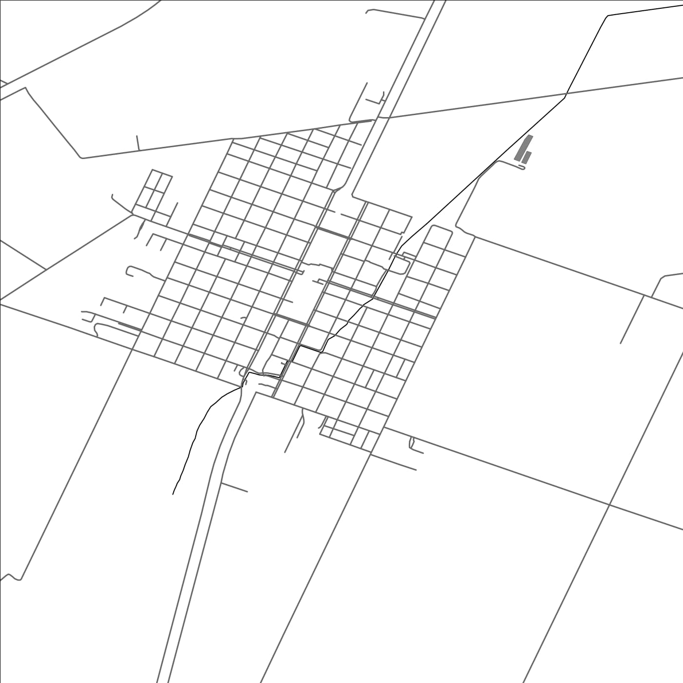 ROAD MAP OF ÁLVAREZ, ARGENTINA BY MAPBAKES