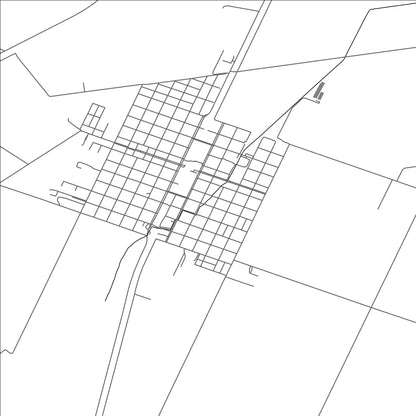 ROAD MAP OF ÁLVAREZ, ARGENTINA BY MAPBAKES